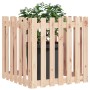 Planter with fence design solid pine wood 70x70x70 cm by vidaXL, Pots and planters - Ref: Foro24-832462, Price: 40,26 €, Disc...