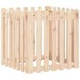Planter with fence design solid pine wood 70x70x70 cm by vidaXL, Pots and planters - Ref: Foro24-832462, Price: 38,27 €, Disc...