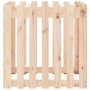 Planter with fence design solid pine wood 70x70x70 cm by vidaXL, Pots and planters - Ref: Foro24-832462, Price: 40,26 €, Disc...