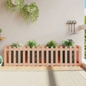 Arriate elevado jardín valla madera maciza Douglas 200x50x50 cm de vidaXL, Maceteros y jardineras - Ref: Foro24-832510, Preci...