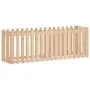 Raised garden bed with solid pine wood fence 200x50x70cm by vidaXL, Pots and planters - Ref: Foro24-832512, Price: 61,52 €, D...