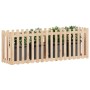 Raised garden bed with solid pine wood fence 200x50x70cm by vidaXL, Pots and planters - Ref: Foro24-832512, Price: 61,52 €, D...