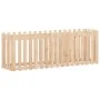 Raised garden bed with solid pine wood fence 200x50x70cm by vidaXL, Pots and planters - Ref: Foro24-832512, Price: 61,52 €, D...