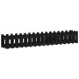 Raised garden bed with black pine wood fence 200x30x30cm by vidaXL, Pots and planters - Ref: Foro24-832504, Price: 47,84 €, D...