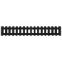 Raised garden bed with black pine wood fence 200x30x30cm by vidaXL, Pots and planters - Ref: Foro24-832504, Price: 47,84 €, D...