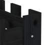 Raised garden bed with black pine wood fence 200x30x30cm by vidaXL, Pots and planters - Ref: Foro24-832504, Price: 47,84 €, D...