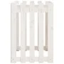 Raised garden bed with white pine wood fence 100x50x70cm by vidaXL, Pots and planters - Ref: Foro24-832483, Price: 49,02 €, D...