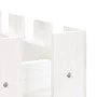 Hochbeet mit weißem Kiefernholzzaun, 100 x 50 x 70 cm von vidaXL, Töpfe und Pflanzgefäße - Ref: Foro24-832483, Preis: 49,02 €...