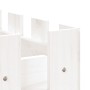 Raised garden bed with white pine wood fence 100x50x70cm by vidaXL, Pots and planters - Ref: Foro24-832483, Price: 49,63 €, D...