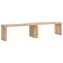 Ausziehbare Gartenbank aus massivem Kiefernholz 212,5x40,5x45 cm von vidaXL, Gartenbänke - Ref: Foro24-832525, Preis: 115,19 ...