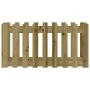 Arriate elevado jardín valla madera impregnada pino 100x50x50cm de vidaXL, Maceteros y jardineras - Ref: Foro24-832481, Preci...