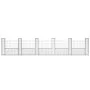 U-shaped basket galvanized gabion wall 570x20x100 cm by vidaXL, fence panels - Ref: Foro24-142547, Price: 145,85 €, Discount: %