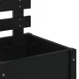 Planter with solid black pine wood shelf 39x39.5x114cm by vidaXL, Pots and planters - Ref: Foro24-832519, Price: 58,73 €, Dis...
