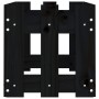 Arriate elevado jardín con valla madera pino negro 100x30x30cm de vidaXL, Maceteros y jardineras - Ref: Foro24-832474, Precio...