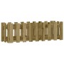 Raised garden bed fence impregnated pine wood 100x30x30cm by vidaXL, Pots and planters - Ref: Foro24-832476, Price: 28,16 €, ...