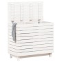 Wäschekorb aus massivem weißem Kiefernholz, 88,5 x 44 x 76 cm von vidaXL, Wäschekörbe - Ref: Foro24-832324, Preis: 126,66 €, ...