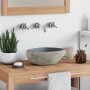 Lavabo ovalado piedra de río (29-38)x(24-31) cm
