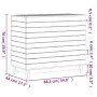 Laundry basket solid white pine wood 88.5x44x76cm by vidaXL, Laundry baskets - Ref: Foro24-832324, Price: 126,66 €, Discount: %