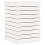 Cesto para la ropa sucia madera maciza pino blanco 44x44x66 cm de vidaXL, Cestas para ropa - Ref: Foro24-832318, Precio: 74,8...