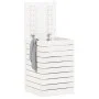 Cesto para la ropa sucia madera maciza pino blanco 44x44x66 cm de vidaXL, Cestas para ropa - Ref: Foro24-832318, Precio: 74,8...
