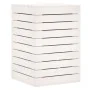 Cesto para la ropa sucia madera maciza pino blanco 44x44x66 cm de vidaXL, Cestas para ropa - Ref: Foro24-832318, Precio: 74,8...