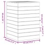 Cesto para la ropa sucia madera maciza pino blanco 44x44x66 cm de vidaXL, Cestas para ropa - Ref: Foro24-832318, Precio: 75,5...