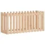 Raised garden bed with solid pine wood fence 150x50x70cm by vidaXL, Pots and planters - Ref: Foro24-832497, Price: 53,24 €, D...