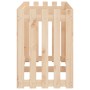 Raised garden bed with solid pine wood fence 150x50x70cm by vidaXL, Pots and planters - Ref: Foro24-832497, Price: 53,74 €, D...