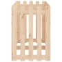 Raised garden bed with solid pine wood fence 150x50x70cm by vidaXL, Pots and planters - Ref: Foro24-832497, Price: 53,24 €, D...