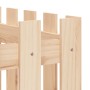Hochbeet mit Zaun aus massivem Kiefernholz, 150 x 50 x 70 cm von vidaXL, Töpfe und Pflanzgefäße - Ref: Foro24-832497, Preis: ...