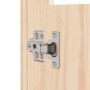 Puertas de cocina exterior 2 uds madera maciza pino 50x9x82 cm