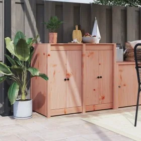 Außenküchentüren 2 Einheiten aus massivem Douglas-Holz 50x9x82 cm von vidaXL, Schranktüren - Ref: Foro24-832364, Preis: 40,45...