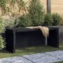 Extendable garden bench black pine wood 212.5x40.5x45 cm by vidaXL, garden benches - Ref: Foro24-832527, Price: 89,52 €, Disc...