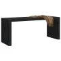 Extendable garden bench black pine wood 212.5x40.5x45 cm by vidaXL, garden benches - Ref: Foro24-832527, Price: 89,52 €, Disc...