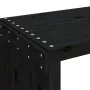 Extendable garden bench black pine wood 212.5x40.5x45 cm by vidaXL, garden benches - Ref: Foro24-832527, Price: 89,52 €, Disc...