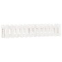 Raised garden bed with white pine wood fence 150x30x30cm by vidaXL, Pots and planters - Ref: Foro24-832488, Price: 47,32 €, D...