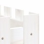 Hochbeet mit weißem Kiefernholzzaun, 150 x 30 x 30 cm von vidaXL, Töpfe und Pflanzgefäße - Ref: Foro24-832488, Preis: 47,32 €...