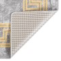 Rutschfester, waschbarer Teppich in Grau und Gold, 150 x 230 cm von vidaXL, Teppiche - Ref: Foro24-373985, Preis: 52,59 €, Ra...