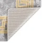 Rutschfester, waschbarer Teppich in Grau und Gold, 150 x 230 cm von vidaXL, Teppiche - Ref: Foro24-373985, Preis: 51,70 €, Ra...