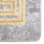 Rutschfester, waschbarer Teppich in Grau und Gold, 150 x 230 cm von vidaXL, Teppiche - Ref: Foro24-373985, Preis: 51,70 €, Ra...