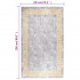 Rutschfester, waschbarer Teppich in Grau und Gold, 150 x 230 cm von vidaXL, Teppiche - Ref: Foro24-373985, Preis: 52,59 €, Ra...