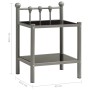 Mesita de noche metal y vidrio gris y negro 45x34,5x60,5 cm de vidaXL, Mesitas de noche - Ref: Foro24-325073, Precio: 26,57 €...