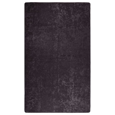 Anthrazitgrauer rutschfester waschbarer Teppich 150x230 cm von vidaXL, Teppiche - Ref: Foro24-373991, Preis: 59,18 €, Rabatt: %