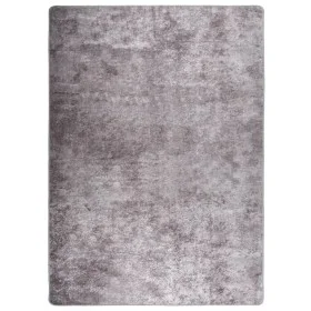 Grauer rutschfester waschbarer Teppich 150x230 cm von vidaXL, Teppiche - Ref: Foro24-373993, Preis: 47,26 €, Rabatt: %