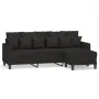 3-seater sofa with black fabric footstool, 180 cm by vidaXL, Sofas - Ref: Foro24-3201093, Price: 345,10 €, Discount: %