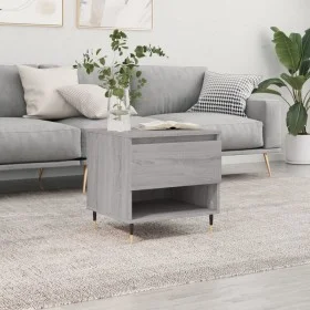 Engineered wood Sonoma gray coffee table 50x46x50 cm by vidaXL, Coffee table - Ref: Foro24-830904, Price: 37,27 €, Discount: %