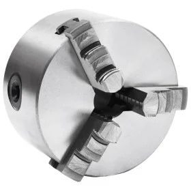 3-jaw self-centering lathe chuck 100 mm steel by vidaXL, Clamps and screws - Ref: Foro24-146705, Price: 86,68 €, Discount: %