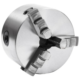 Mandril de torno autocentrante de 3 mordazas 100 mm acero de vidaXL, Abrazaderas y tornillos - Ref: Foro24-146705, Precio: 88...