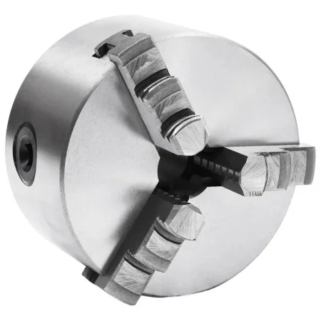 3-jaw self-centering lathe chuck 100 mm steel by vidaXL, Clamps and screws - Ref: Foro24-146705, Price: 86,68 €, Discount: %