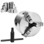 Selbstzentrierendes 3-Backen-Drehfutter 100 mm aus Stahl von vidaXL, Klammern und Schrauben - Ref: Foro24-146705, Preis: 86,6...